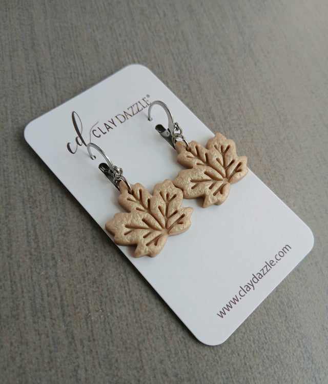 MAPLE LEAF Dangles (Metallic)